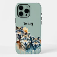 Nom personnalisé Wolf Loup Faune Nature Art animal