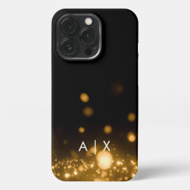 Etui iPhone 13 Pro Nom simple de couple monogrammé