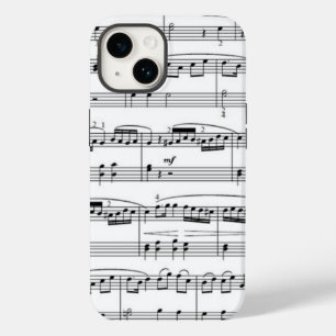 Coque Pour iPhone 14 notes de musique