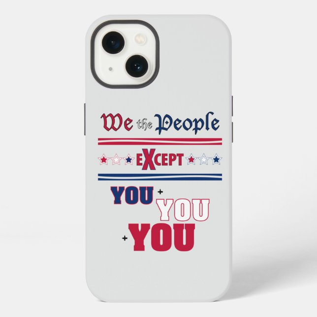 Coque iPhone Nous le Peuple   (Verso)