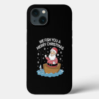 Nous vous pêchons un joyeux Noël Pêcheur Pêche