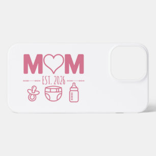 Etui iPhone 13 Pro Max Nouvelle maman est 2026 Première fois maman person