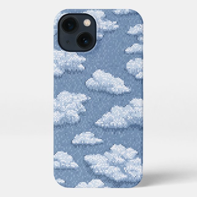 Coque iPhone nuages enneigés (Verso)