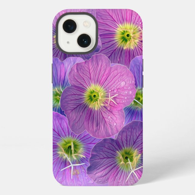 Coque iPhone Nuances de violet (Verso)