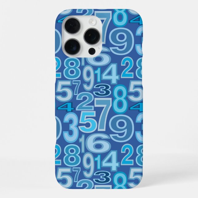 Coque iPhone Number pattern (Verso)
