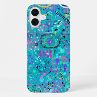 Coque iPhone 16 Plus Ocean Bubbles: Maximalist Art