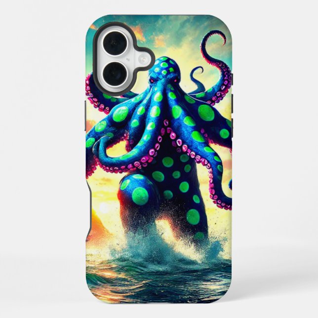 Coque iPhone Octopus Creature Phone Case (Verso)