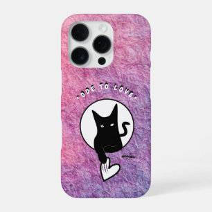 Coque iPhone 16 Pro Ode to Love Cat Phone Cases par Adiela Akoo