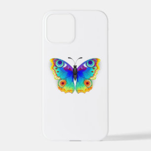 Coque iPhone 12 Pro Oeil de paon arc-en-ciel