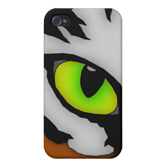 Coque iPhone 4 Oeil du cas de l'iPhone 4 de tigre