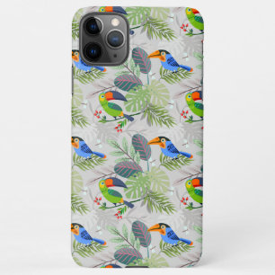 Coque iPhone 11Pro Max Oiseau Toucan mignon, Motif de tous les jours, Aqu