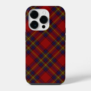 Coque Pour iPhone 14 Plus Oliver tartan rouge jaune bleu plaid