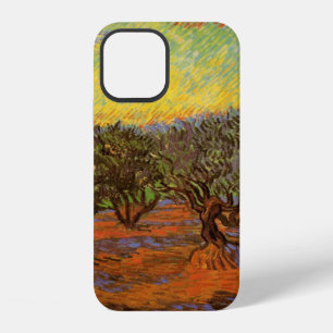 Coque iPhone 12 Oliveraie, ciel orange par Vincent van Gogh