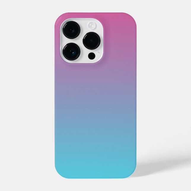 Coque iPhone Ombre couleur personnalisée (Verso)