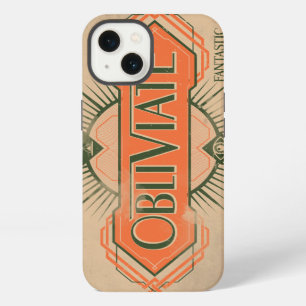 Etui iPhone 13 Orange Art Déco Obliviate Spell Graphisme