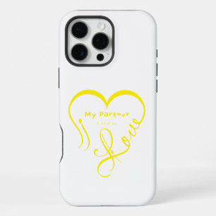 Coque iPhone 16 Pro Max Oreiller jeté J'aime mon partenaire - Vous êtes mo