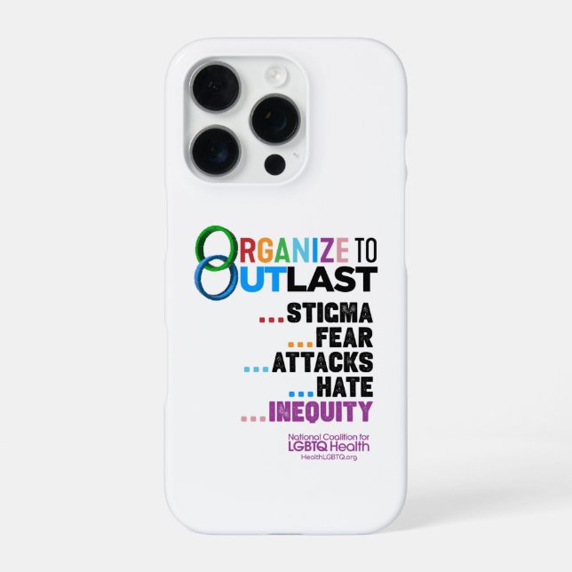 Coque iPhone Organize to Outlast Phone Case (Verso)