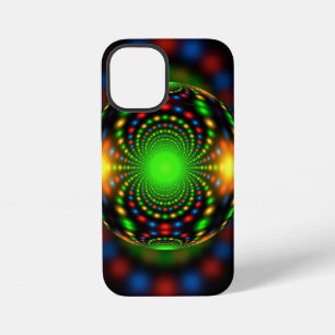 Coque iPhone 12 Mini Ornement de Noël Dessin Fractal-29440