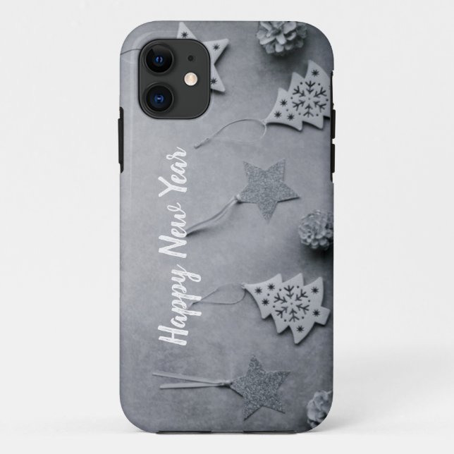 Coque iphone ornements gris (Dos)