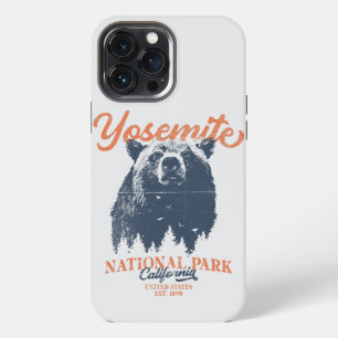 Etui iPhone 13 Pro Max Ours Grizzly de Yosemite Parc National Californie