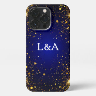 Etui iPhone 13 Pro Paillettes dorées et scintillements