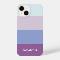 Palette de couleurs à bande violette
