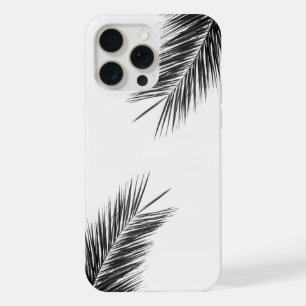 Palmier Tropical Vert sur Fond Bleu Clair