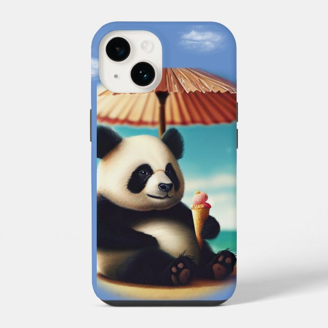 Coque iPhone Panda Bears (Verso)