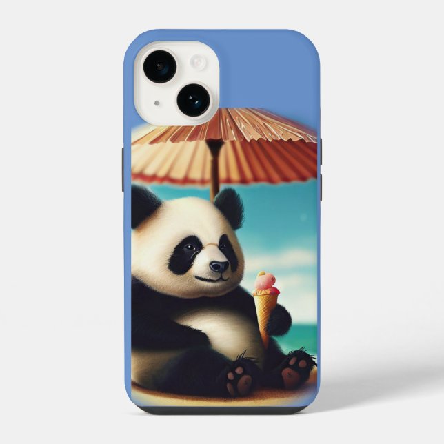 Coque iPhone Panda Bears (Verso)