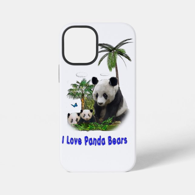 Coque iPhone Panda Bears (Verso)