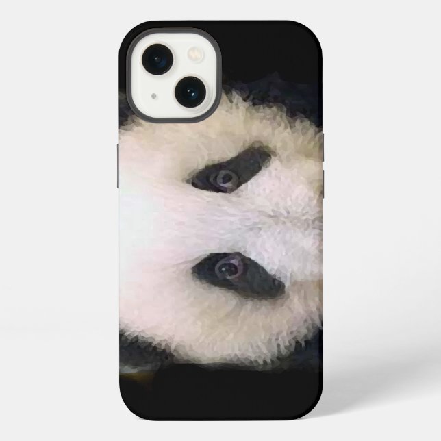 Coque iPhone Panda bébé (Verso)