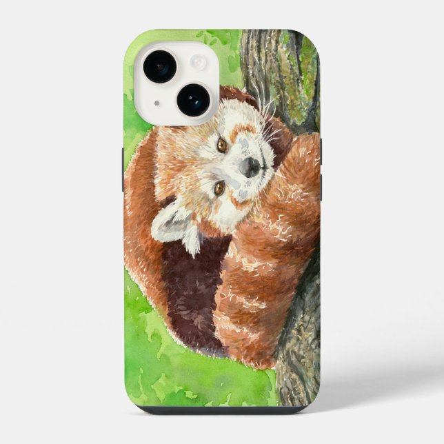 Coque iPhone Panda roux (Verso)
