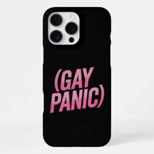 Coque iPhone 16 Pro Max Panique gay protestation LGBTQ Fierté
