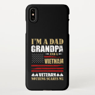 Coque iPhone XS Max Papa, grand-père et vétéran du Vietnam