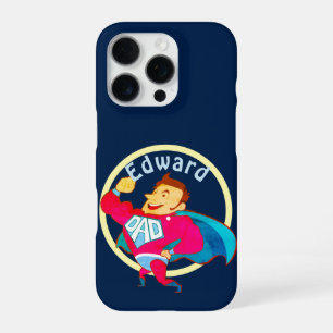 Coque iPhone 16 Pro Papa Super-héros Personnalisé