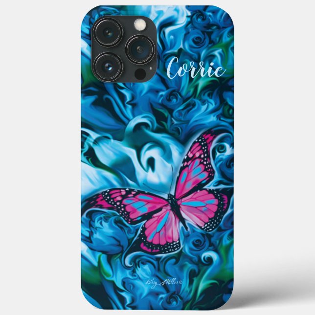 Coque iphone papillon (Verso)