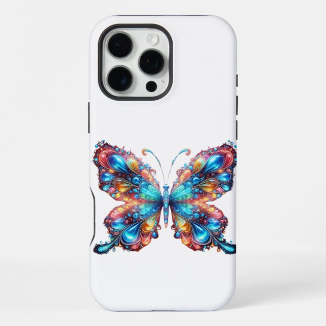 Coque iPhone Papillon (Verso)