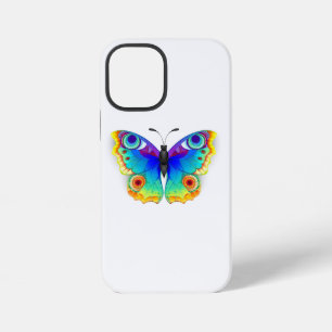 Coque iPhone 12 Mini Papillon Paon Arc-en-Ciel