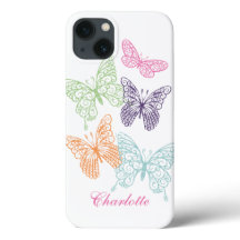 Coque iphone papillon personnalisable