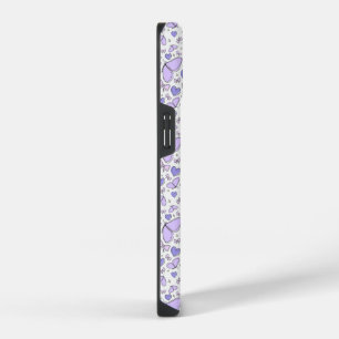 Coque Pour iPhone 14 Papillon Violet Mignon Esthétique