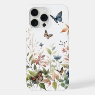Papillons Élégants avec Feuillage Luxuriant