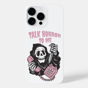 COQUE POUR POUR iPhone 14 PRO MAX PARLER HORREUR À MOI GRIM REAPER TÉLÉPHONE