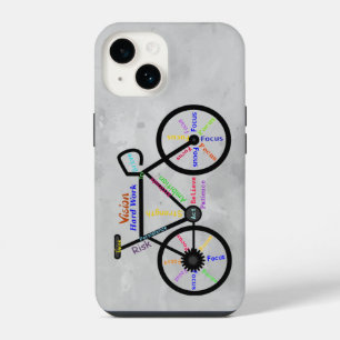 Coque Pour iPhone 14 Paroles de vélo motivationnelles inspirantes Citat