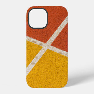 Coque iPhone 12 Parquet jaune et orange