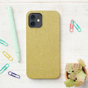 Coque iPhone 12 Parties scintillant d'or, étincelle, Arrière - pla