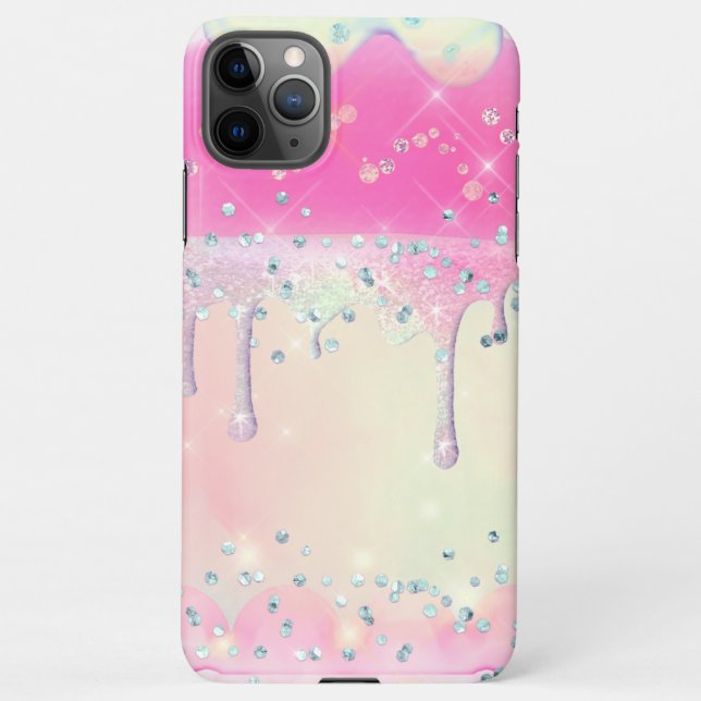 Coque iPhone parties scintillant fausse et strass conception de (Dos)