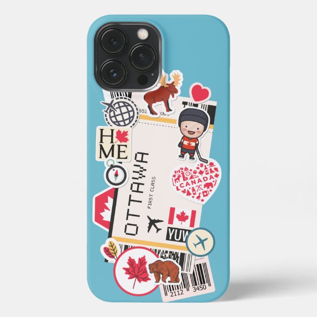 COQUE iPhone PASSE D'EMBARQUEMENT OTTAWA CANADA (Verso)