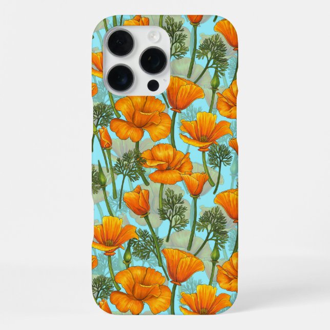 Coque iPhone Pavot de Californie (Verso)
