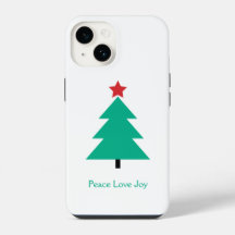Peace Love Joy Christmas Tree personnalisable