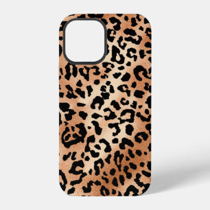 Coque iPhone 12 peau de léopard. Conception de blouse élégante ave